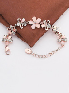 YouBella Alloy Moonstone Gold-plated Bracelet