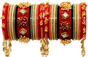 Zindura Alloy Pearl Gold-plated Chudas