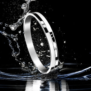 ADF Stainless Steel Gold-plated Kada