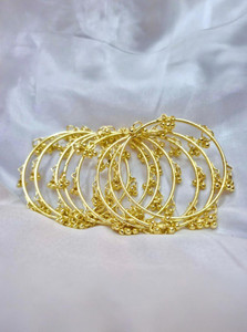 Falconjewels Alloy Gold-plated Bangle Set