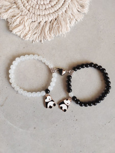 Icandies Stone, Crystal, Glass Beads Bracelet