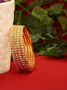 AFJ GOLD Copper Gold-plated Bangle Set
