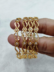 HouseOfCommon Brass Gold-plated Bangle