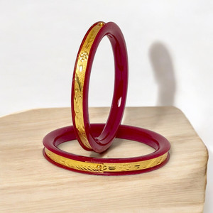 TANVI J Plastic Gold-plated Shakha Pola