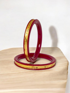 TANVI J Plastic Gold-plated Shakha Pola