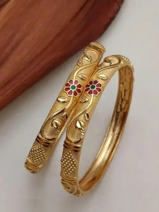 vani enterprise mart Brass Gold-plated Bangle Set
