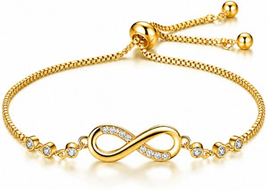Nilu's Collection Copper Silver Charm Bracelet