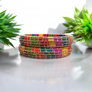 BBS Lac Zircon Bangle Set