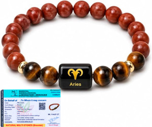 VIBESLE Stone, Crystal Beads Bracelet