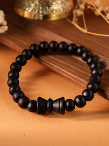 DIVINE HINDU Wood Charm Bracelet