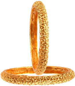 JewarHaat Brass Gold-plated Bangle Set