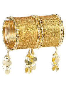 IN INNAKA Metal Bangle Set