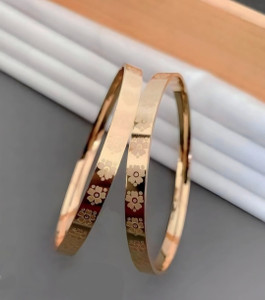 TMR Creation Brass Gold-plated Bangle Set