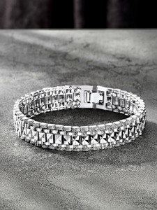 stylewind Brass Silver Bracelet