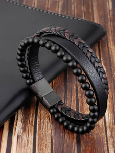 Karishma Kreations Leather Bracelet