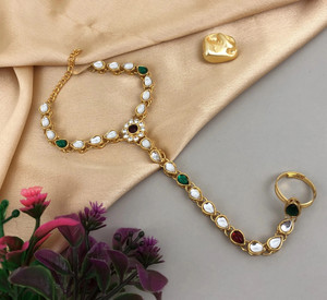 Om jewels Alloy Gold-plated Ring Bracelet