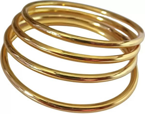 Mahavtar Creations Brass Gold-plated Bangle