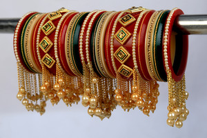 Zaika Brass Gold-plated Chudas