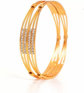 AFJ GOLD Copper Gold-plated Bangle Set