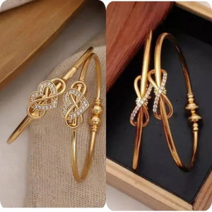 BIMIJEWEL Alloy Gold-plated Bangle