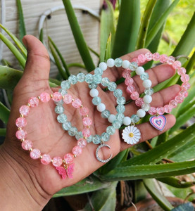 FashionLobby Crystal, Alloy Beads, Crystal Bracelet Set