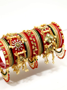 Zindura Alloy Pearl Gold-plated Chudas