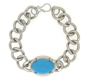 DJ Stainless Steel Silver Bracelet
