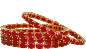 Manikya Copper Gold-plated Bangle