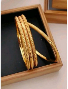 dharti enterprise Brass Gold-plated Bangle