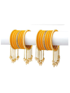 Rijoli Metal Zircon Gold-plated Bangle Set