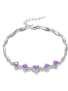 Nilu's Collection Copper Sterling Silver Charm Bracelet