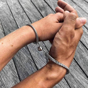 Deal Nut Alloy Silver Bracelet