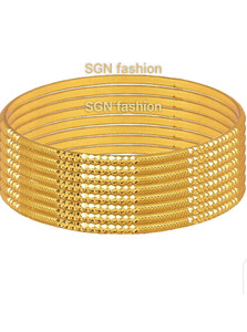 SGN FASHION Brass Bangle Set