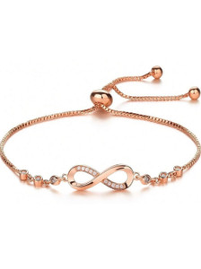 Nilu's Collection Copper Gold-plated Charm Bracelet