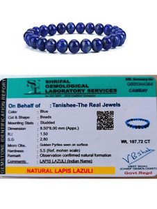 Tanishee- The Real Jewels Crystal Lapis Lazuli Bracelet