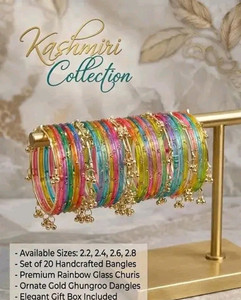 Mansa Plastic Beads Bangle Set
