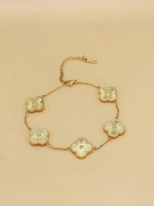 Gleve Stainless Steel Gold-plated Bracelet