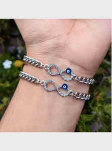 RV YUWON Alloy Cubic Zirconia Bracelet Set