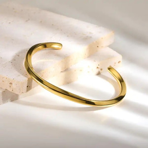 MEENAZ Metal, Alloy, Steel, Stainless Steel Gold-plated Kada
