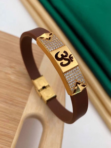 sakimo Alloy, Stainless Steel Diamond Gold-plated Bracelet