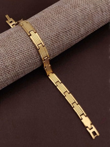 FEEDNIX Stainless Steel Gold-plated Bracelet