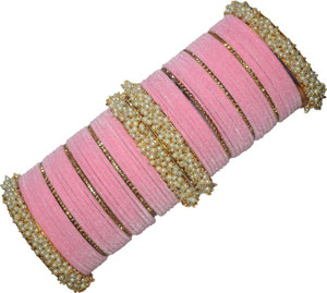 ELITEBAZAAR Metal Silver Bangle Set