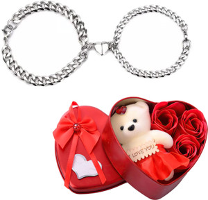 Fashion Frill Stainless Steel Silver Bracelet