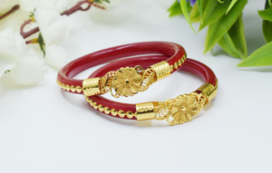 SATTIK Plastic Gold-plated Shakha Pola