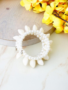 jasak Shell, Crystal Pearl Bracelet