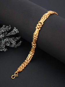 Hitarth Fashion Jewellery Brass Gold-plated Bracelet