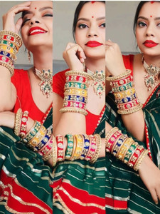 tanishka traders Alloy Diamond Silver Coated Chudas