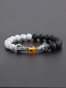 Karishma Kreations Metal, Brass, Terracotta, Alloy, Stainless Steel Platinum, Rhodium, Gold-plated, Silver Charm Bracelet