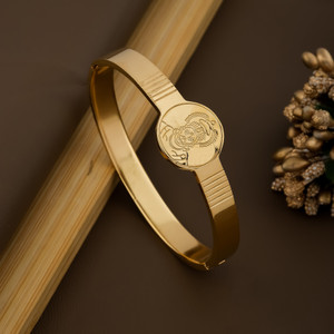 FEEDNIX Stainless Steel Gold-plated Kada