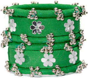 Mamon Creations Fabric Bangle Set